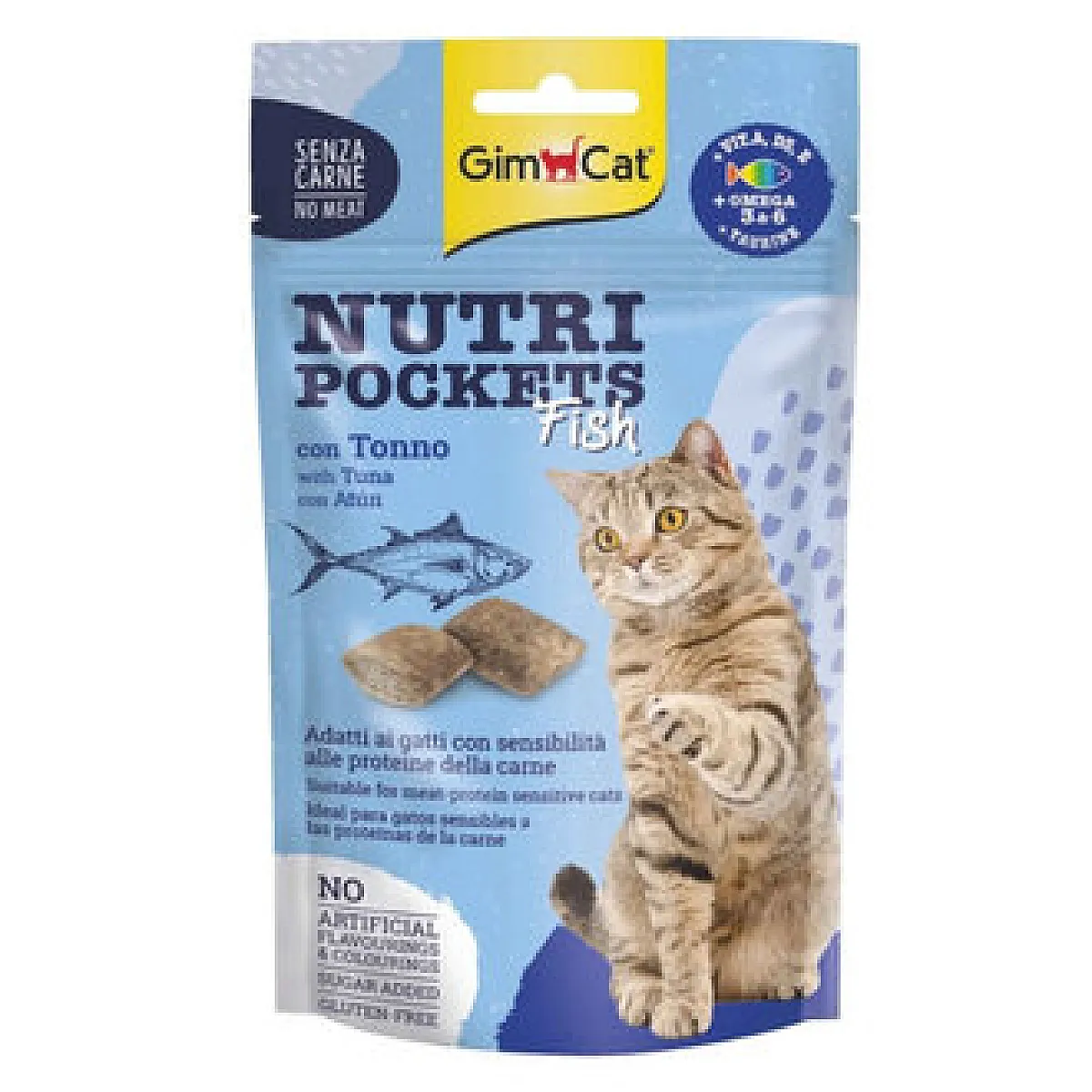 Gimcat Kedi Maması Nutri Pockets Ton Balıklı 60 g