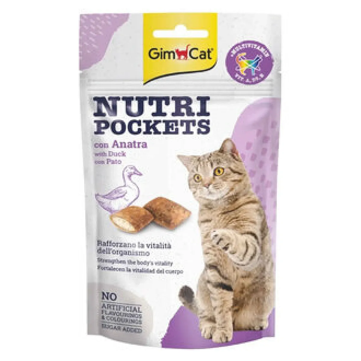 Gimcat Nutri Pockets Ördekli Kedi Maması 60 g
