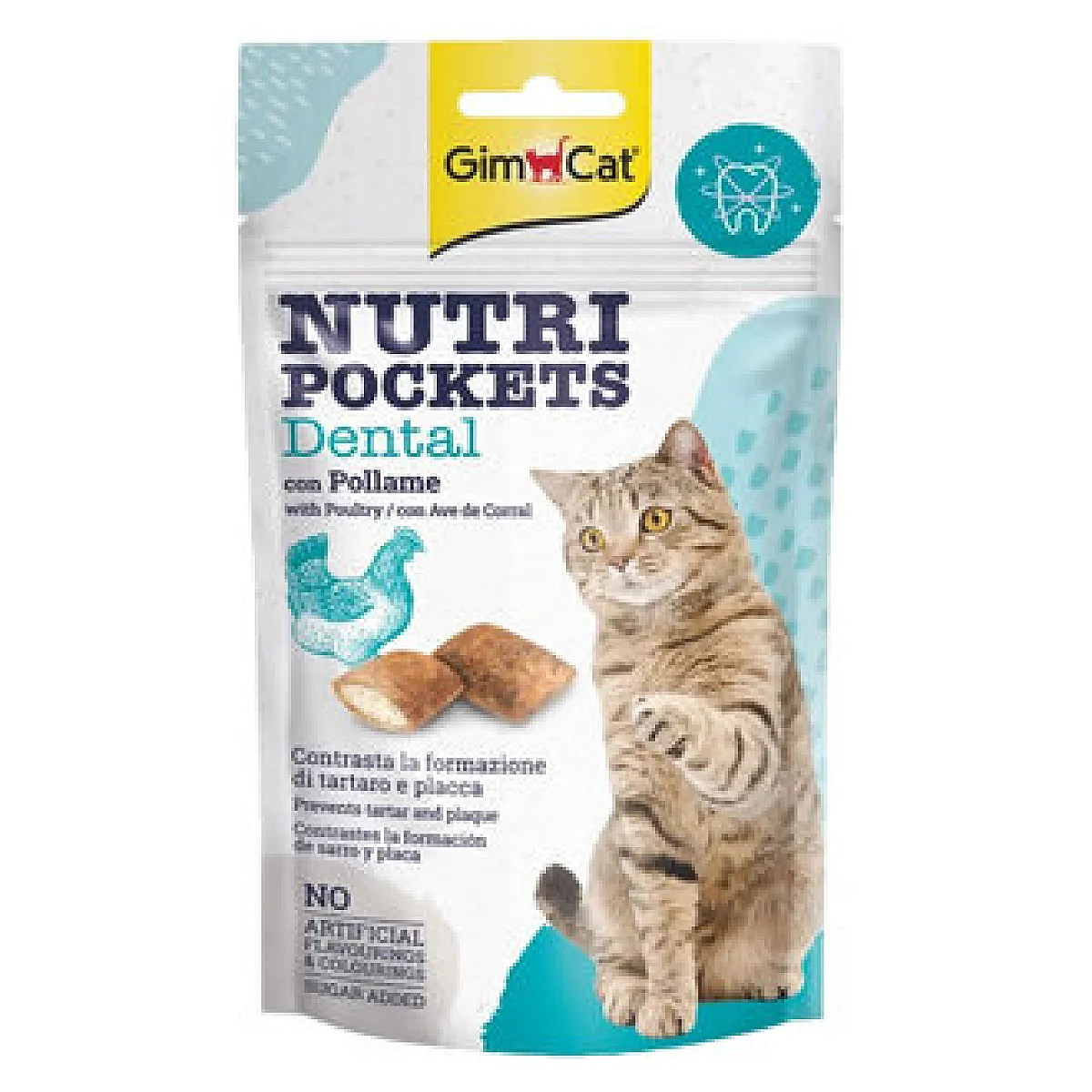 Gimcat Kedi Maması Nutri-Pockets Dental 60g