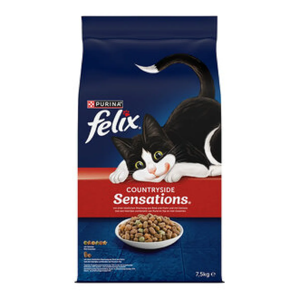 Felix Sensations Sığır, Tavuk Etli Kedi Maması 7.5 kg