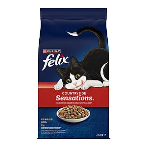 Felix Sensations Sığır, Tavuk Etli Kedi Maması 7.5 kg