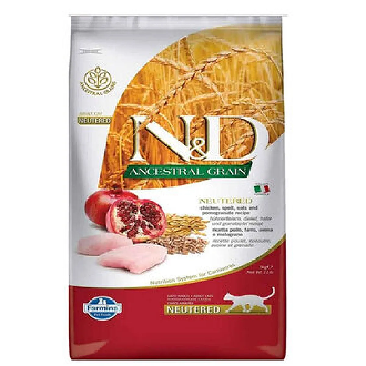 N&D Ancestral Grain Tavuk ve Nar Kısır Kedi Maması 10 kg