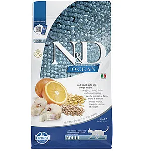 N&D Morina ve Portakal Kedi Maması 1.5 kg