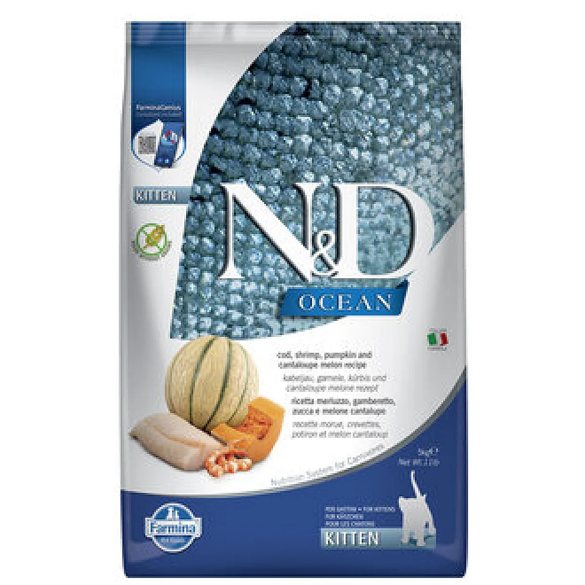 N&D Balkabağı ve Kavun Yavru Kedi Maması 5 kg