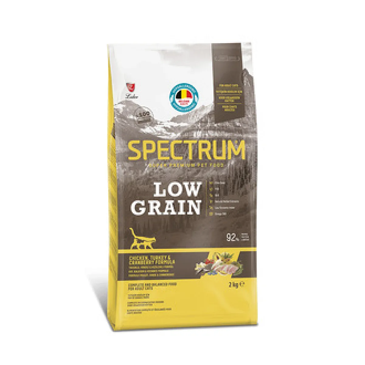 Spectrum Kedi Maması 2 kg - Tavuk, Hindi ve Kızılcık