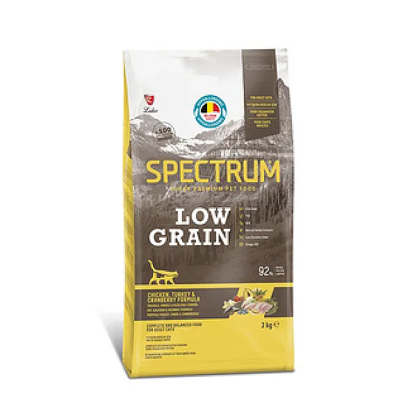 Spectrum Kedi Maması 2 kg - Tavuk, Hindi ve Kızılcık
