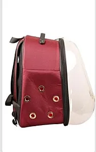 Astronot Fanus Şeffaf Kedi Taşıma Çantası - Panoramik Görüşlü Kedi Sırt Çantası - 6