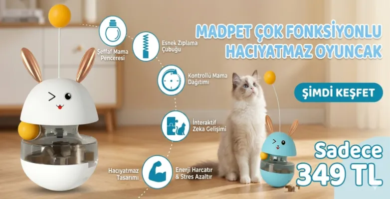 Kedi Köpek Zeka Geliştirici Mama Oyuncağı