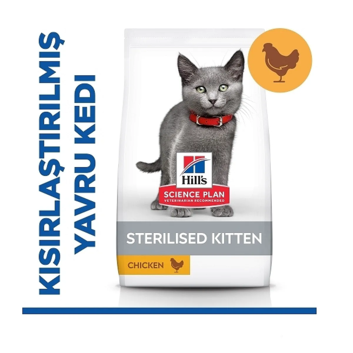 Hill's Science Plan Tavuklu Kısırlaştırılmış Yavru Kedi Maması 3 kg
