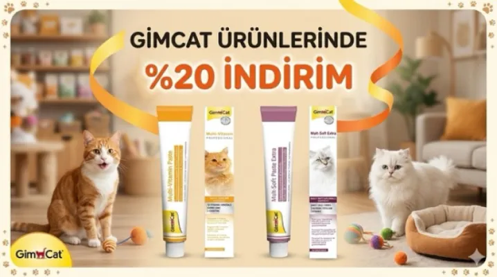 Gimcat Ürünlerinde %20 İndirim