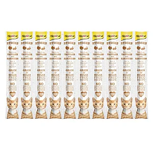 GimCat Sticks Hindi ve Tavşan Etli Kedi Ödül Çubuğu 50 g (10 Adet)
