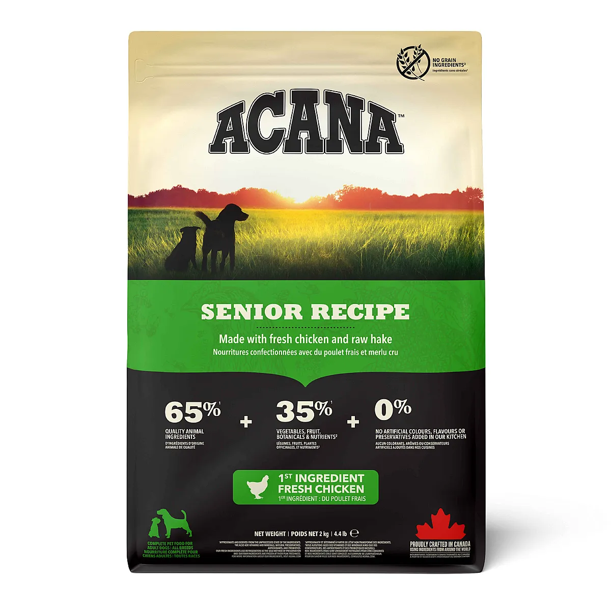 Acana Heritage Senior Tahılsız Yaşlı Köpek Maması 2 kg (7 Yaş ve Üzeri)