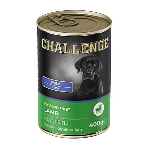 Challenge Pate Kuzu Etli Yetişkin Köpek Konservesi 400 gr