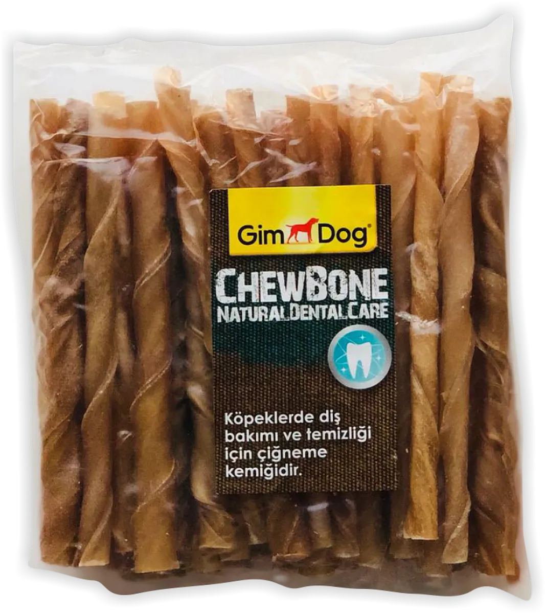 GimDog Mordimi Naturel Burgu Çiğneme Çubuğu 6 gr x 50 Adet