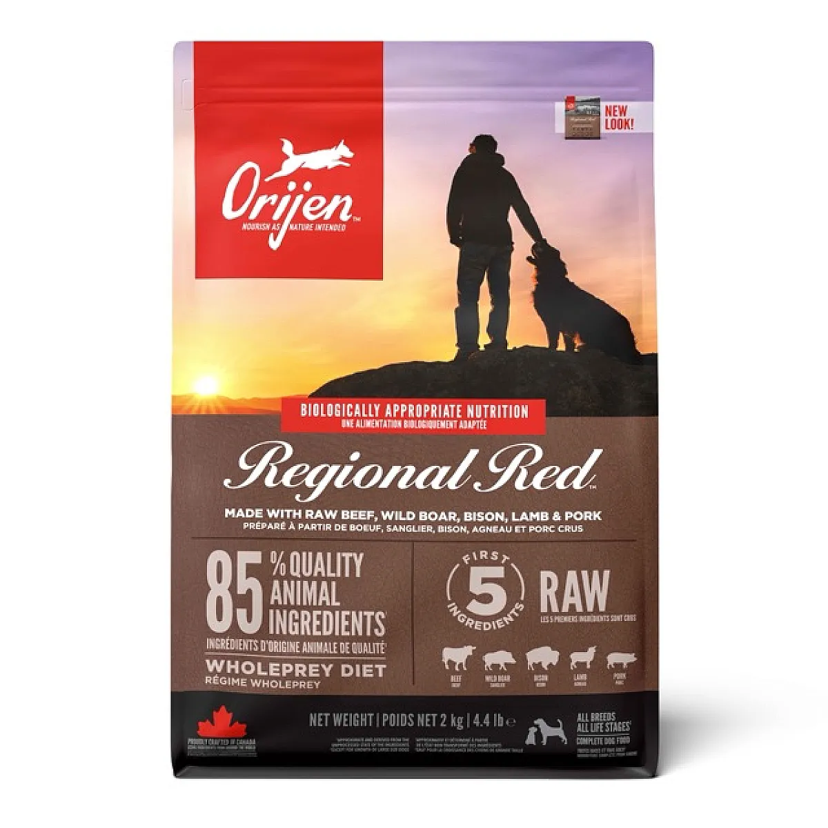 Orijen Regional Red Tahılsız Tüm Irklar İçin Kırmızı Etli Köpek Maması 2 Kg / 11.4 Kg