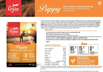 Orijen Puppy Tahılsız Yavru Köpek Maması - 2
