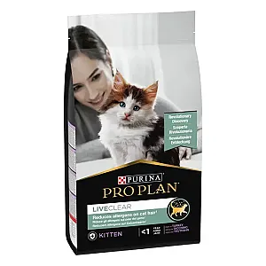 Pro Plan LiveClear Kitten Hindi Etli Yavru Kedi Maması 1.4 kg - 2