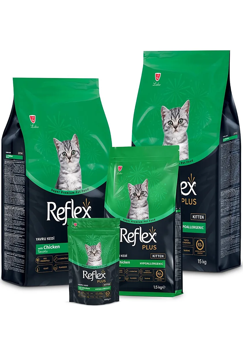 Reflex Plus Kitten Chicken - Tavuklu Hipoalerjenik Yavru Kedi Maması