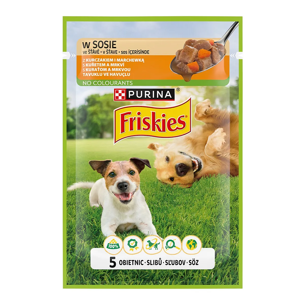 Purina Friskies Tavuk ve Havuç Köpek Yaş Maması 85g