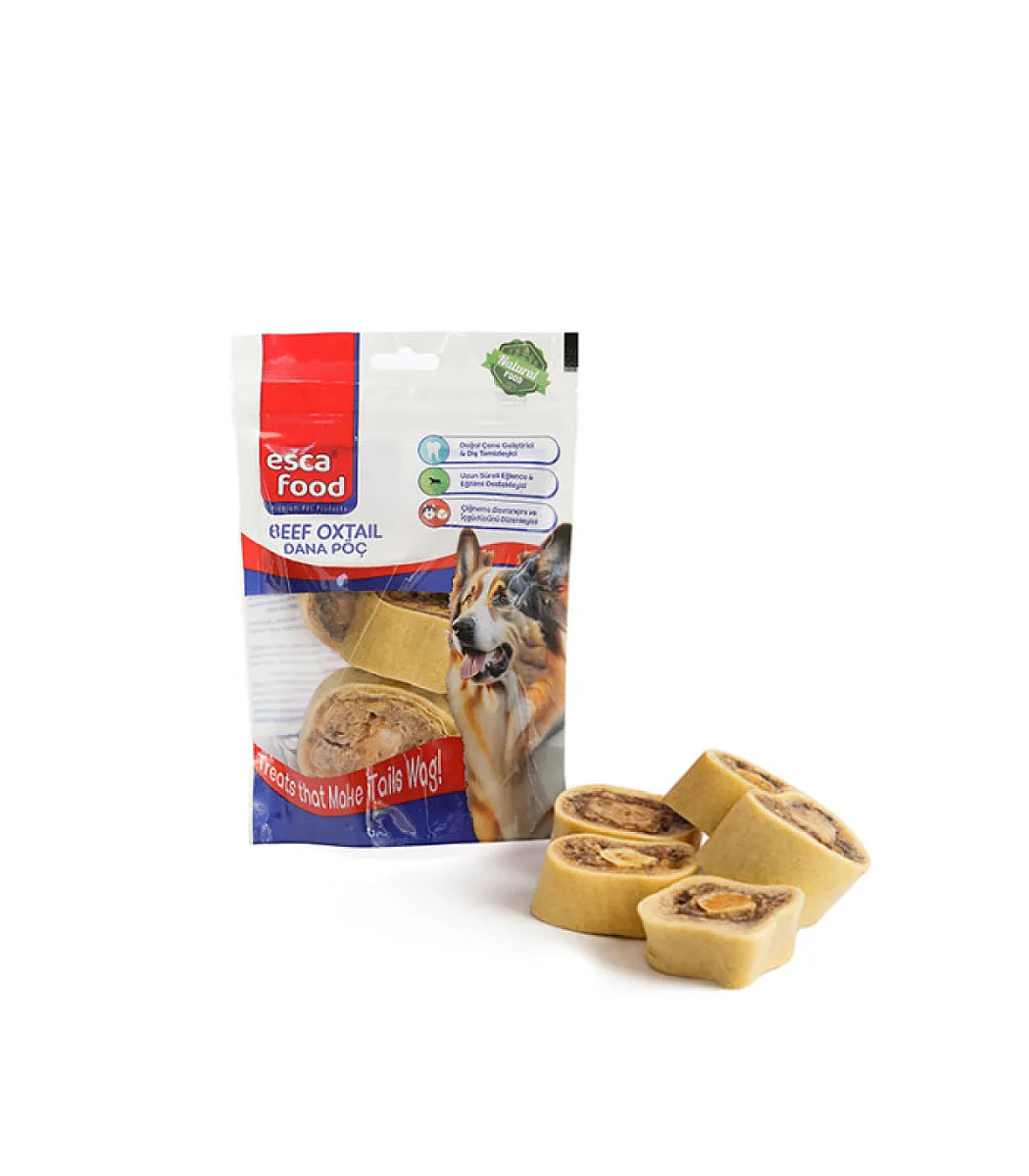 Esca Food %100 Doğal Kurutulmuş Dana Pöç Köpek Ödül Maması 100 Gr