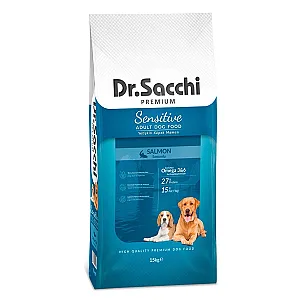 Dr. Sacchi Premium Somonlu Yetişkin Köpek Maması 15 kg