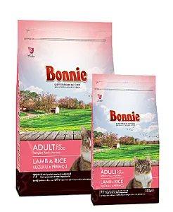 Bonnie Adult Lamb & Rice - Kuzu Etli ve Pirinçli Yetişkin Kedi Maması