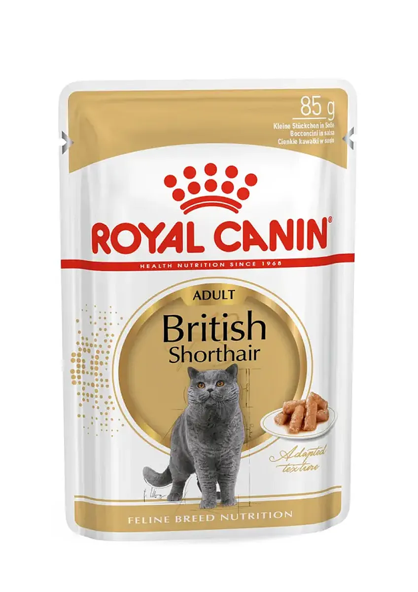 Royal Canin British Shorthair Yetişkin Kedi Yaş Maması 85 gr