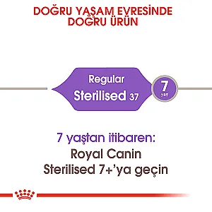 Royal Canin Sterilised 37 - Kısırlaştırılmış Yetişkin Kediler İçin Dengeli Kuru Mama 2 kg - 4
