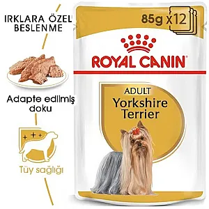 Royal Canin Yorkshire Terrier Adult Yetişkin Köpek Yaş Maması 85 gr - 2