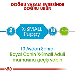 Royal Canin X-Small Puppy Çok Küçük Irk Yavru Köpek Kuru Maması - 6