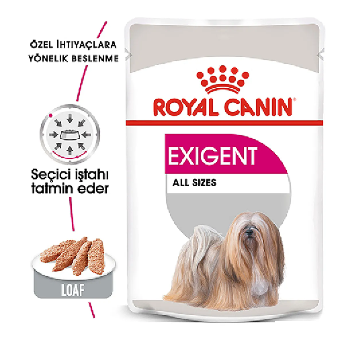 Royal Canin Exigent Loaf Seçici Köpeklere Özel Yaş Köpek Maması 85 gr