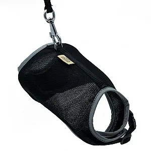 Cattie Havalı Dokuma 1x25-35 cm Siyah Kedi Göğüs Tasması - 2