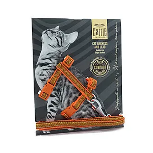 Cattie Desenli Göğüs Gezdirme Takımı Turuncu 1 x 25-40 cm