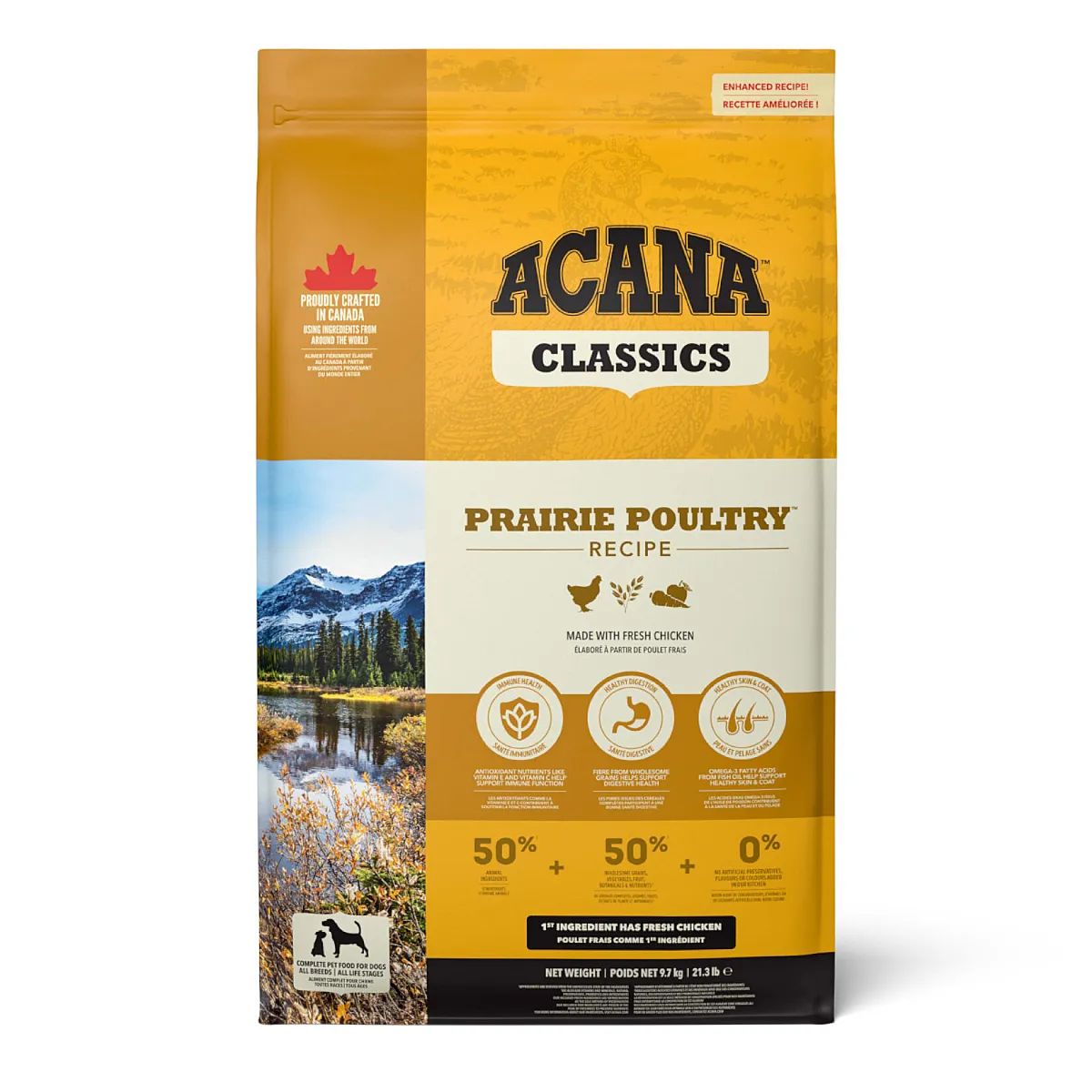 Acana Classics Prairie Poultry Tavuklu ve Hindili Düşük Tahıllı Köpek Maması 9.7 kg