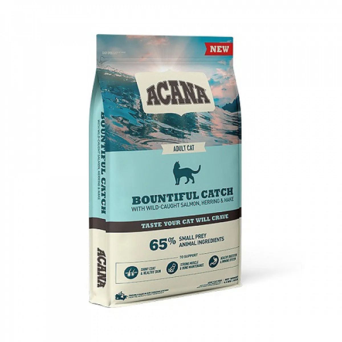 Acana Bountiful Catch Güçlü ve Sağlıklı Kemikler için Balıklı Tahılsız Yetişkin Kedi Maması 4.5 kg