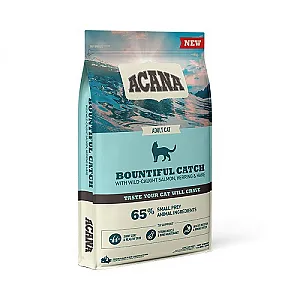 Acana Bountiful Catch Güçlü ve Sağlıklı Kemikler için Balıklı Tahılsız Yetişkin Kedi Maması 4.5 kg