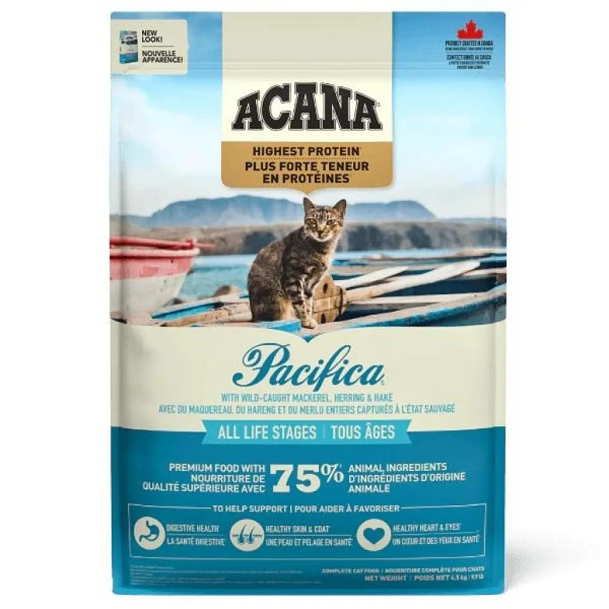 Acana Pacifica Tahılsız Balıklı Yetişkin ve Yavru Kedi Maması
