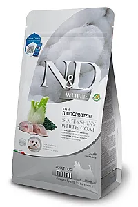 N&D White Levrek, Spirulina ve Rezene Reçeteli Küçük Irk Yetişkin Köpek Maması 2 kg