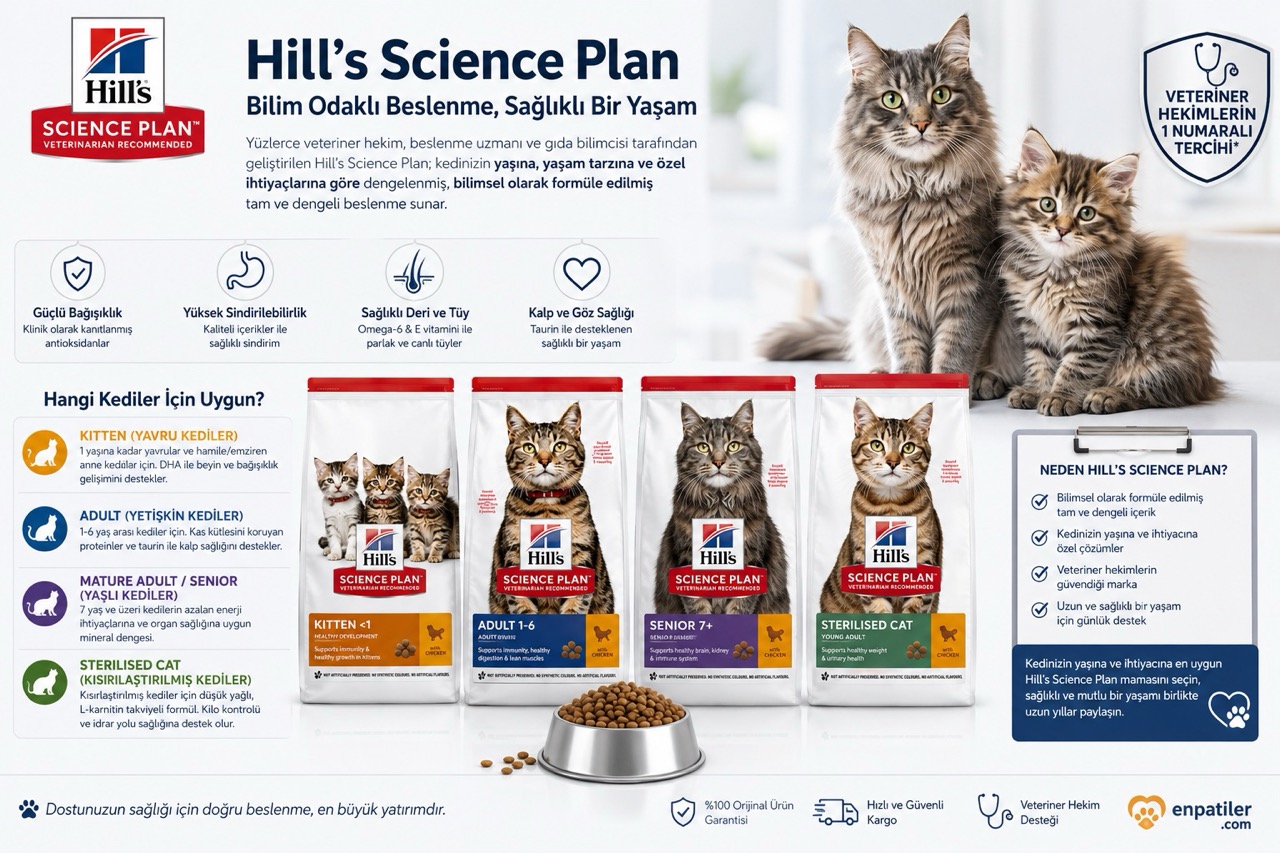 Hill's Science Plan Ne Demek? Hangi Kediler İçin Uygundur?