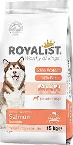 Royalist Somonlu Yetişkin Kuru Köpek Maması 15 kg - Yüksek Proteinli Balıklı Köpek Maması - 1