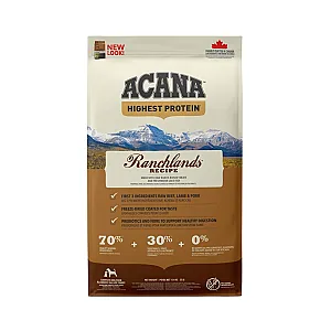 ACANA Highest Protein Ranchlands Tüm Irk ve Yaşam Evreleri İçin Tahılsız Köpek Maması 11,4 kg