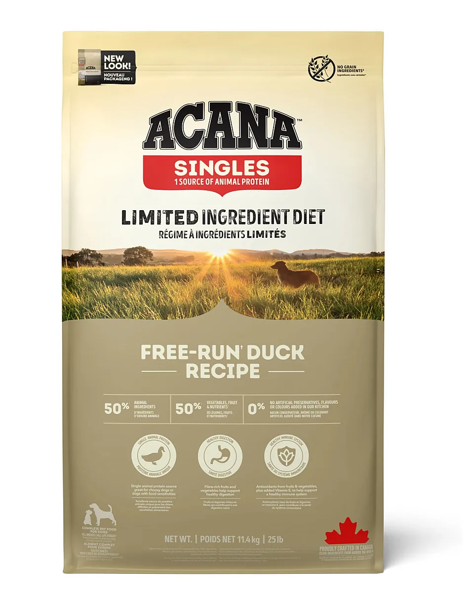 Acana Singles Free-Run Duck Köpek Maması 11.4 kg