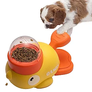 Madpet 3 Başlıklı İnteraktif Ördek Model Basmalı Mama Dağıtıcı Oyuncak