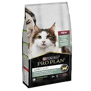 Pro Plan LiveClear Sterilised Adult Somonlu Kısırlaştırılmış Yetişkin Kedi Maması 1.4 kg