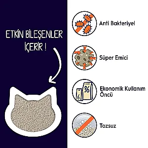 Sivocat Beyaz Hijyen Ultra Sıkıştırılmış Kedi Kumu 6 L - 4