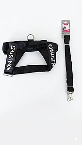 Royalist H-008 (L) Police Köpek Göğüs Tasması ve Gezdirme Kayışı Takımı - 3