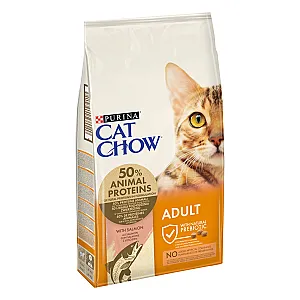 Purina Cat Chow Somonlu ve Ton Balıklı Yetişkin Kedi Maması 15 kg - 2