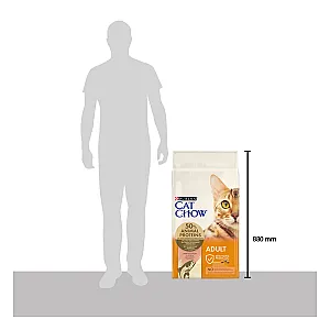 Purina Cat Chow Somonlu ve Ton Balıklı Yetişkin Kedi Maması 15 kg - 3