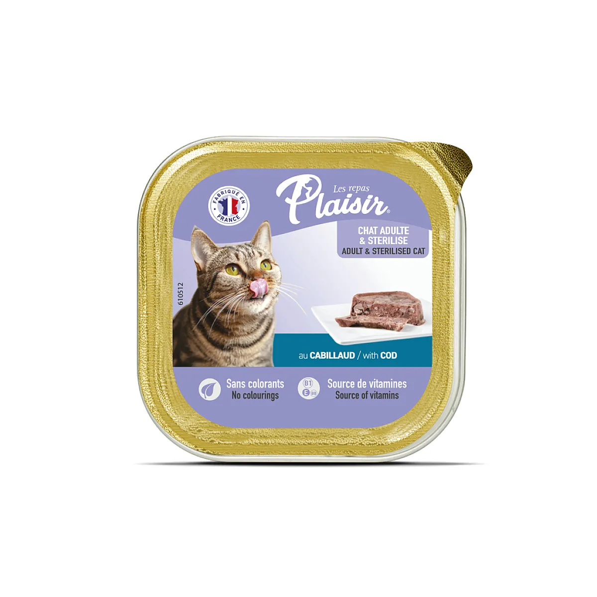 Plaisir Ezme Morina Balıklı Kısırlaştırılmış Kedi Konservesi 100gr