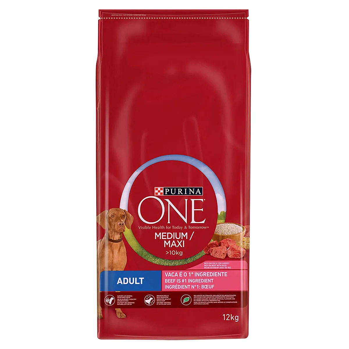 Purina One Yetişkin Köpekler İçin Sığır Etli Köpek Maması 12 kg